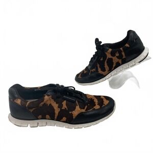 Zero Grand Women Sneaker Black/Brown Animal Print | US7.5 Regular